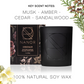 DEBONAIR Scented Candle - over 50+ hours burn time